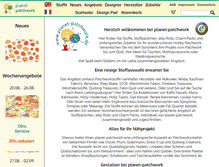 Tablet Screenshot of planet-patchwork.de